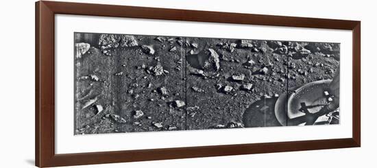 First Image Taken from the Surface of Mars by the Viking 1 Lander on July 20, 1976-null-Framed Premium Giclee Print