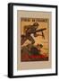 First in France U S Marines-null-Framed Art Print