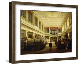 First Industrial Exhibition in Naples in Sala Tarsia in 1854-Salvatore Fergola-Framed Giclee Print