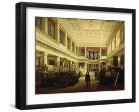 First Industrial Exhibition in Naples in Sala Tarsia in 1854-Salvatore Fergola-Framed Giclee Print