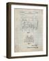 First Integrated Circuit Patent-Cole Borders-Framed Art Print