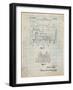 First Integrated Circuit Patent-Cole Borders-Framed Art Print