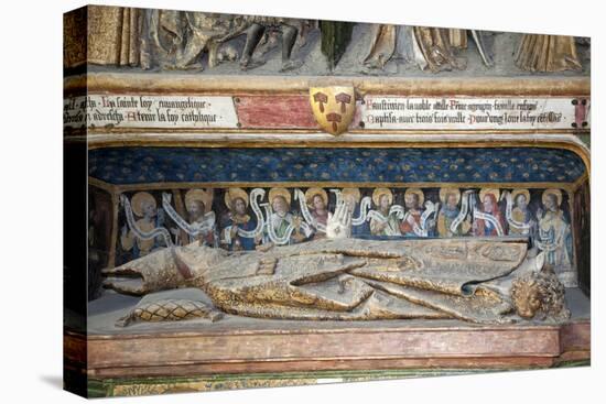 First Intercolumniation of the Choir Screen in the South Ambulatory Funerary Monument of Mgr Ferry -null-Stretched Canvas