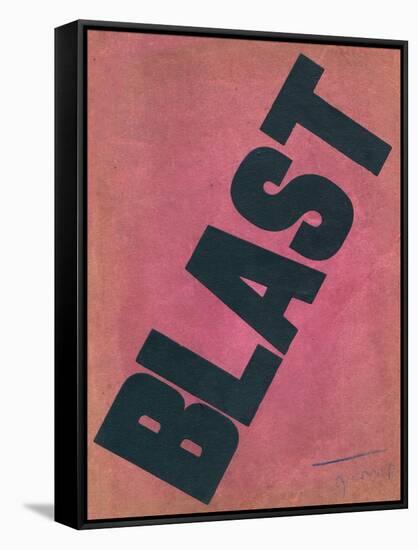 First Issue of Blast Magazine, 1914-null-Framed Stretched Canvas