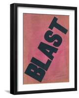 First Issue of Blast Magazine, 1914-null-Framed Art Print