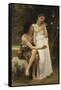 First Jewellery; Premier Bijoux, 1891-William Adolphe Bouguereau-Framed Stretched Canvas