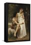 First Jewellery; Premier Bijoux, 1891-William Adolphe Bouguereau-Framed Stretched Canvas