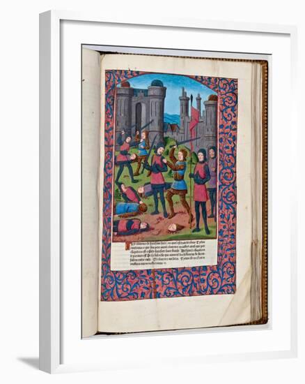 First Jewish-Roman War in Jerusalem, 70 AD-French School-Framed Giclee Print