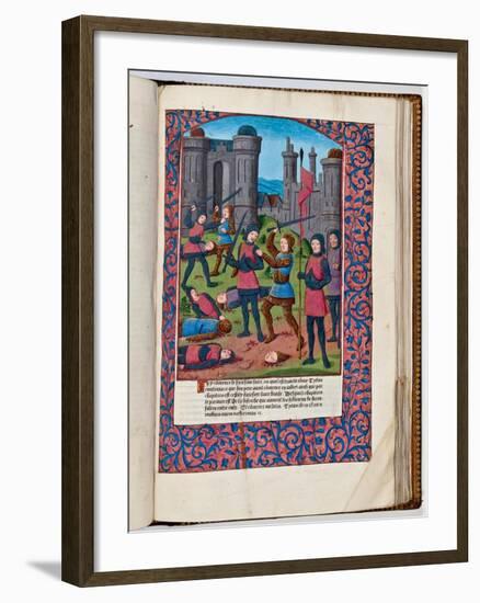 First Jewish-Roman War in Jerusalem, 70 AD-French School-Framed Giclee Print