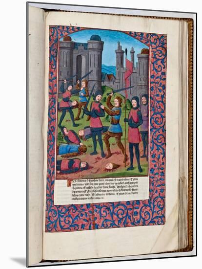 First Jewish-Roman War in Jerusalem, 70 AD-French School-Mounted Giclee Print