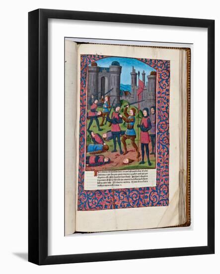 First Jewish-Roman War in Jerusalem, 70 AD-French School-Framed Giclee Print