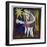 First Kiss-Leslie Xuereb-Framed Giclee Print