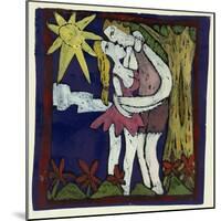 First Kiss-Leslie Xuereb-Mounted Giclee Print