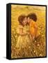 First Kiss-Lee Dubin-Framed Stretched Canvas