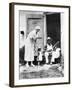 First Lady Eleanor Roosevelt Chatting with the Winn Family, of Christiansted, St Croix-null-Framed Photo