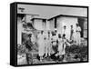 First Lady Eleanor Roosevelt Tours the Virgin Islands-null-Framed Stretched Canvas