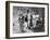 First Lady Eleanor Roosevelt Visits a Camp Tera for Unemployed Women Near Bear Mountain, NY-null-Framed Photo