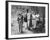First Lady Eleanor Roosevelt Visits a Camp Tera for Unemployed Women Near Bear Mountain, NY-null-Framed Photo