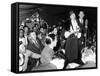 First Lady Eleanor Roosevelt Visits Indigent Remnant of Bonus Army at Fort Hunt, Virginia, May 1933-null-Framed Stretched Canvas