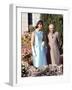 First Lady Jackie Kennedy with Indian Prime Minister Jawaharlal Nehru in Garden of His Residence-Art Rickerby-Framed Photographic Print