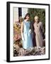 First Lady Jackie Kennedy with Indian Prime Minister Jawaharlal Nehru in Garden of His Residence-Art Rickerby-Framed Photographic Print