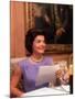 First Lady Jacqueline Kennedy Looking over Some Papers at the White House-Ed Clark-Mounted Photographic Print