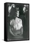 First Lady Jacqueline Kennedy Sitting Regally in Presidential During JFK's Inaugural Ball-Paul Schutzer-Framed Stretched Canvas