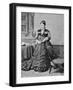 First Lady Julia Dent Grant in the White House-null-Framed Photographic Print