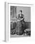 First Lady Julia Dent Grant in the White House-null-Framed Photographic Print