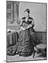 First Lady Julia Dent Grant in the White House-null-Mounted Photographic Print