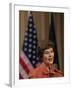 First Lady Laura Bush Speaks at Saint Rosalie School in Harvey, Louisianna Tuesday, January 9, 2007-Alex Brandon-Framed Photographic Print