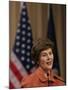 First Lady Laura Bush Speaks at Saint Rosalie School in Harvey, Louisianna Tuesday, January 9, 2007-Alex Brandon-Mounted Photographic Print