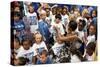 First Lady Michelle Obama Greets Children at Naval Air Station Oceana Summer Camp-null-Stretched Canvas