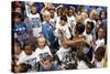 First Lady Michelle Obama Greets Children at Naval Air Station Oceana Summer Camp-null-Stretched Canvas