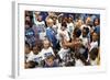 First Lady Michelle Obama Greets Children at Naval Air Station Oceana Summer Camp-null-Framed Photo