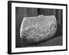 First Lady Mrs. Dwight D. Eisenhower's Inaugural Jeweled Purse Encrusted with 3,456 Pink Pearls-Nina Leen-Framed Photographic Print