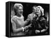 First Lady Patricia Nixon with Zsa Zsa Gabor, in California, 1972-null-Framed Stretched Canvas