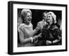 First Lady Patricia Nixon with Zsa Zsa Gabor, in California, 1972-null-Framed Photo