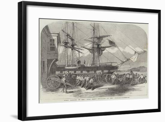 First Landing of the Royal Horse Artillery in the Bosphorus-null-Framed Giclee Print