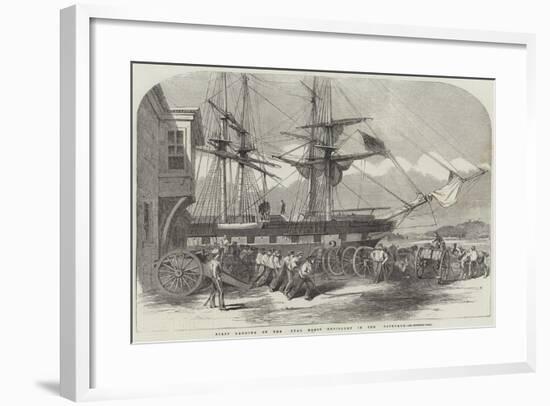 First Landing of the Royal Horse Artillery in the Bosphorus-null-Framed Giclee Print