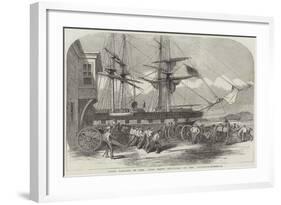 First Landing of the Royal Horse Artillery in the Bosphorus-null-Framed Giclee Print