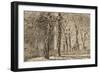 First Leaves, St. Johns, Washington, 1929 (Etching)-Childe Frederick Hassam-Framed Giclee Print