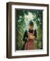 First Letter-Angelo Morbelli-Framed Art Print