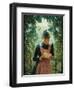 First Letter-Angelo Morbelli-Framed Art Print