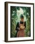 First Letter-Angelo Morbelli-Framed Art Print