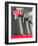 First LIFE Cover with Fort Peck Dam, November 23, 1936-Margaret Bourke-White-Framed Photographic Print