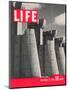 First LIFE Cover with Fort Peck Dam, November 23, 1936-Margaret Bourke-White-Mounted Photographic Print