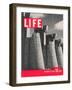 First LIFE Cover with Fort Peck Dam, November 23, 1936-Margaret Bourke-White-Framed Photographic Print