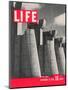 First LIFE Cover with Fort Peck Dam, November 23, 1936-Margaret Bourke-White-Mounted Photographic Print