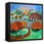 First Light, 2021 (Acrylics on Canvas)-Lisa Graa Jensen-Framed Stretched Canvas